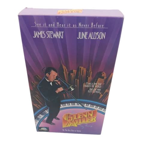 THE GLENN MILLER Story VHS 1981 MCA James Stewart June Allyson 2