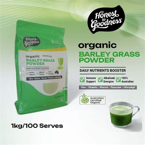 Organic Barley Grass Powder Honest To Goodness Australian Certified