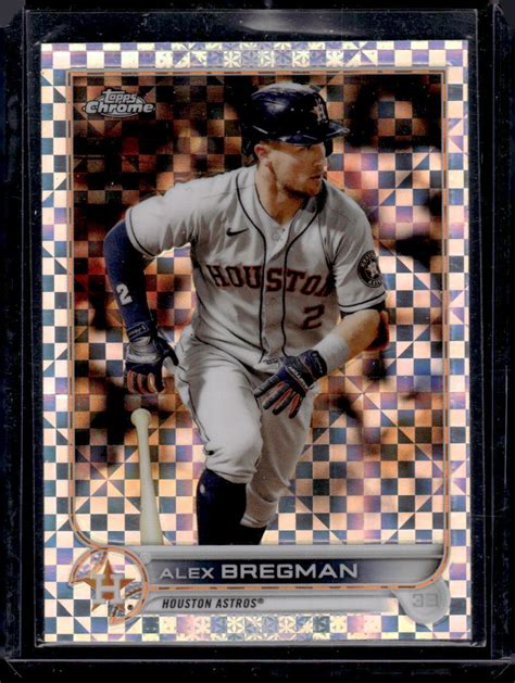 Topps Chrome Alex Bregman X Fractor Ebay