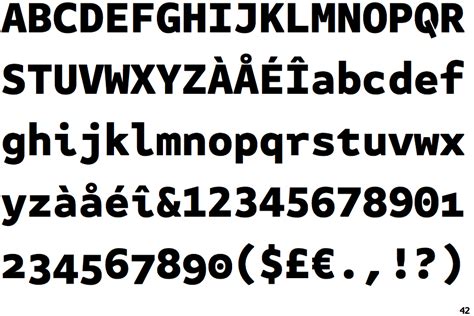 Identifont Ff Attribute Mono Black