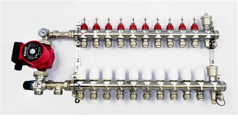 Комплект для теплого пола на 10 выходов (Коллектор VR116-10AKN на 10 ...