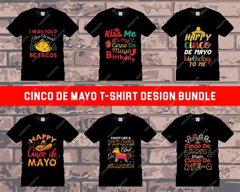 Premium Vector Cinco De Mayo Tshirt Design Bundle