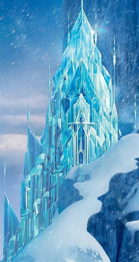 Castillo De Elsa Immagini Walt Disney Arte Lunare Foto