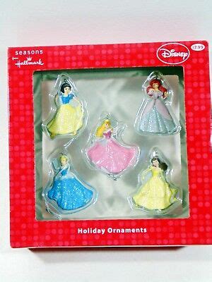 Seasons From Hallmark Disney Princesses Holiday Ornaments | eBay