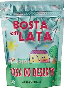 Fertilizante Org Nico Bosta Em Lata Rosa Do Deserto Zip G