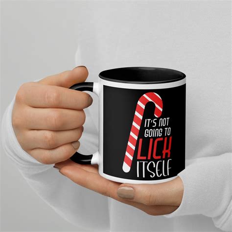 Christmas Mug With Print and Color Inside - Etsy