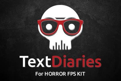 Text Diaries For Horror Fps Kit Game Content Shopper Unity Asset