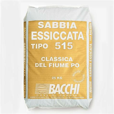 Bacchi Sabbia Essiccata Tipo Kg