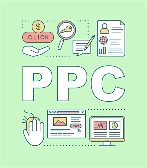 Premium Vector Ppc Word Concepts Banner Pay Per Click Internet