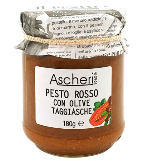 Pesto Rosso Con Olive Taggiasche Ascheri