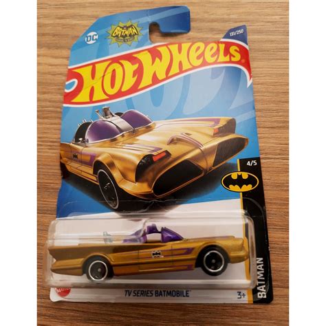 TV Series Batmobile Dourado Hot Wheels Lote N Shopee Brasil