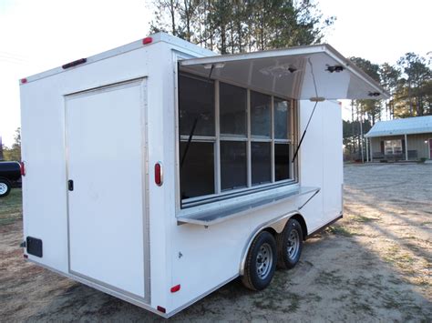 8.5 X 16 Enclosed Concession Trailer - 749 - American Trailer Pros ...