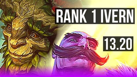 IVERN Aphelios Vs BRAUM Kai Sa SUP Rank 1 Ivern 4 1 24 TR