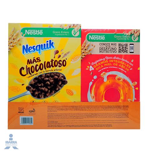 Cereal Nestle Nesquik 620 G Gratis Cheerios 480 G Ibarra Mayoreo