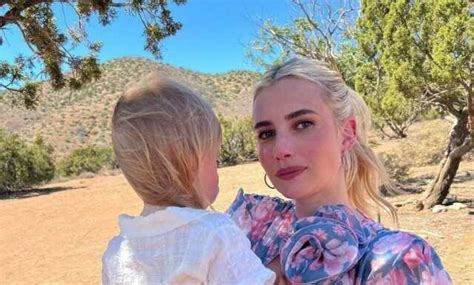 Emma Roberts Checks Mom For Sharing Pic Of Son Rhodes Face Without Her