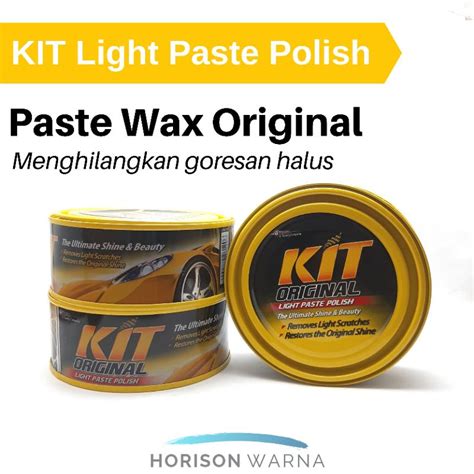 Jual KIT KALENG Kuning Light Paste Polish 225 Gr Shopee Indonesia