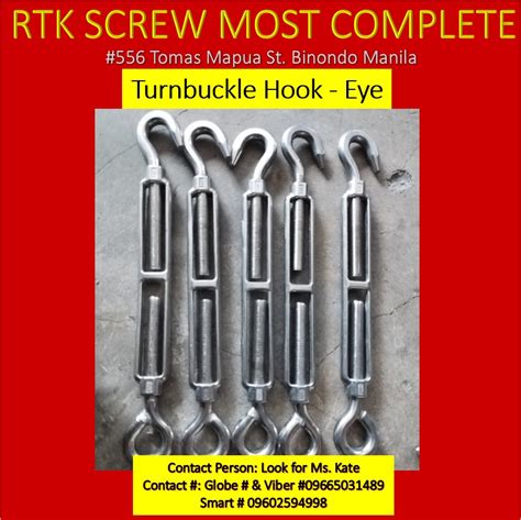 Turnbuckles Eye Hook Commercial And Industrial Construction Tools