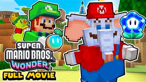 Minecraft Super Mario Bros Wonder Full Movie World 1 Youtube