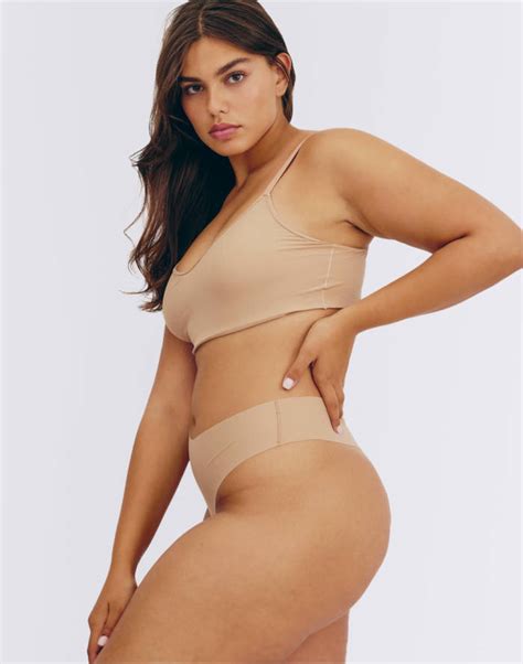 Knickers Organic Basics Naked Rib Thong Freshlabels
