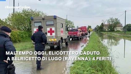 Maltempo Oggi Elicottero Caduto A Belricetto Di Lugo Ravenna Feriti