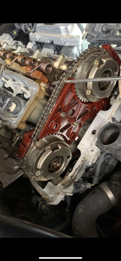 Замена цепи грм n20b20 — BMW 5 series (F10), 2 л, 2014 года | плановое ...