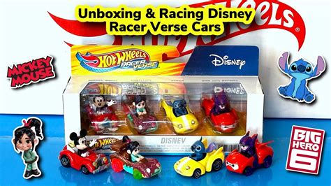 Unboxing Racing Hot Wheels Disney Racer Verse Youtube