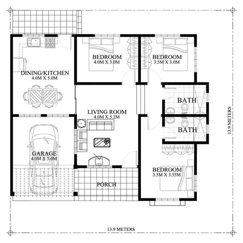 Inpirasi Contoh Denah Rumah X Minimalis Fungsional