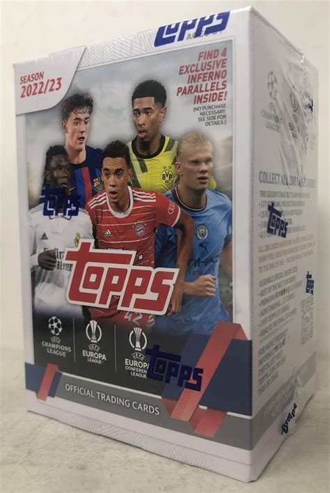 Topps Uefa Club Soccer Sports Competitions Value Box