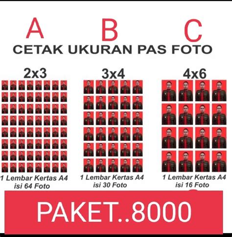 Detail Ukuran Ukuran Pas Foto Koleksi Nomer