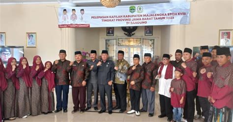 Sekda Lepas Kafilah STQH Kabupaten Majalengka