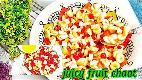 Juicy And Khatti Meethi Fruit Chaat Orange Juice Fruit Chat Recipe