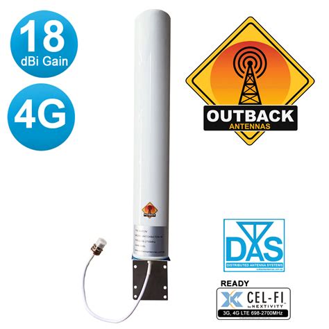 Buy Omni Antenna Outdoor 360° 4g 5g High Gain 18dbi 698 To 2700mhz