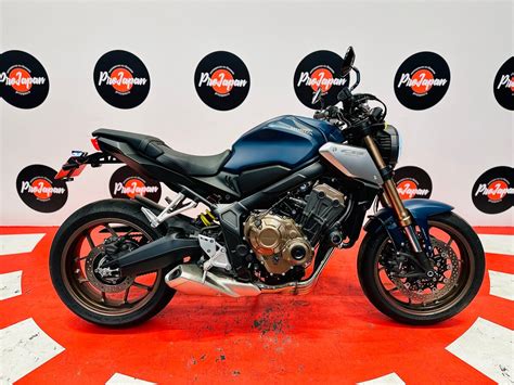 Купить б у Honda CB 650R инжектор 6 передач в Москве синий naked bike 2022 года на Авто ру ID