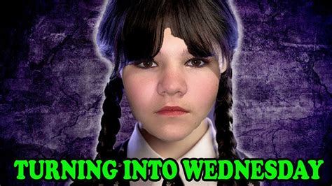 Transforming My Daughter Into Wednesday Addams Hillarious YouTube