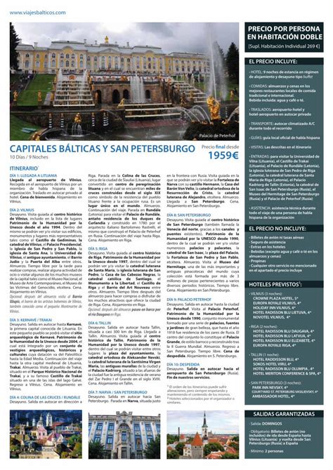 PDF Capitales Balticas y San Petersburgo CAPITALES BÁLTICAS Y SAN