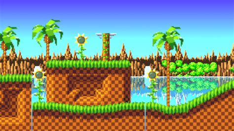 Green Hill Zone Background Youtube