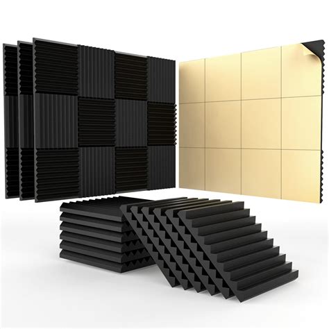 Pack Acoustic Panels With Self Adhesive X X Quick