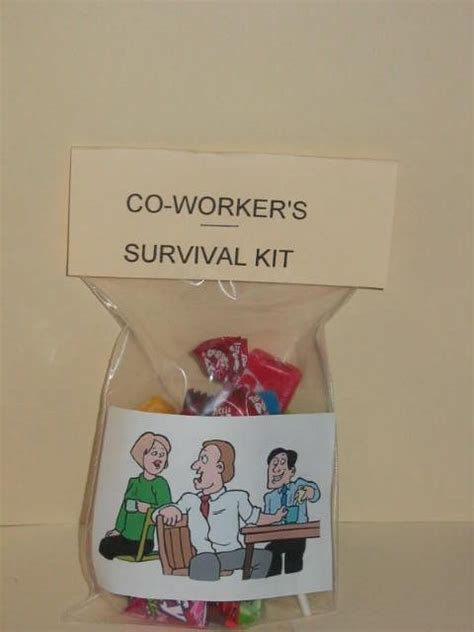 Co Workers Survival Kit Coffee Break Ts For Coworkers Work