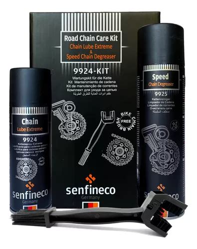 Pack Limpiador Y Grasa Chain Lube Cadena De Moto Senfineco