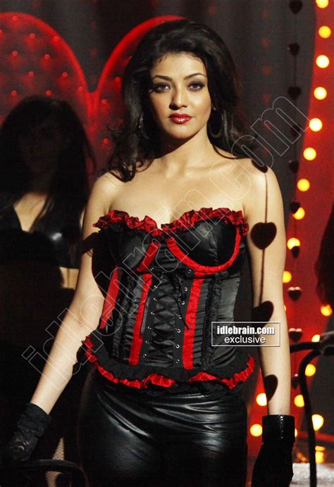 Kajal Agarwal Looking Hot In Black Dress Cameoshoot Gallery