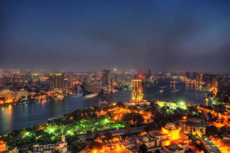 Cairo Skyline from Cairo Tower Stock Photo - Image of culture, colorful ...