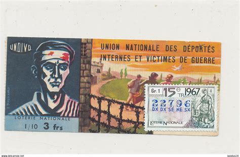 Billets De Loterie Bl Billets Loterie Nationale Union Nationale