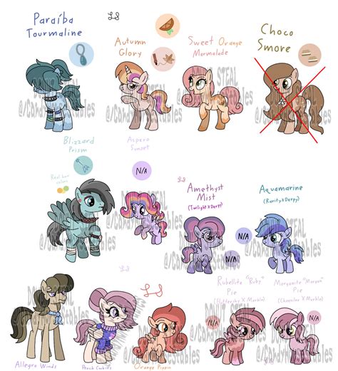 (OTA OPEN) Old Next Gen Characters by CandyHorseStables on DeviantArt