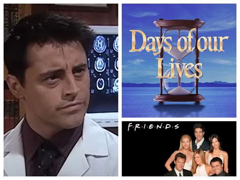 Did Matt Leblancs Joey Tribbiani From Friends Really Play Dr Drake Ramoray On Days Of Our Lives