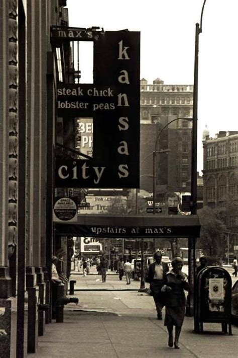 Fernando Natalici Max S Kansas City New York 1975 Manhattan Street