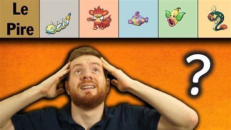 Tierlist ULTIME des PIRES POKÉMON 100 objectif YouTube