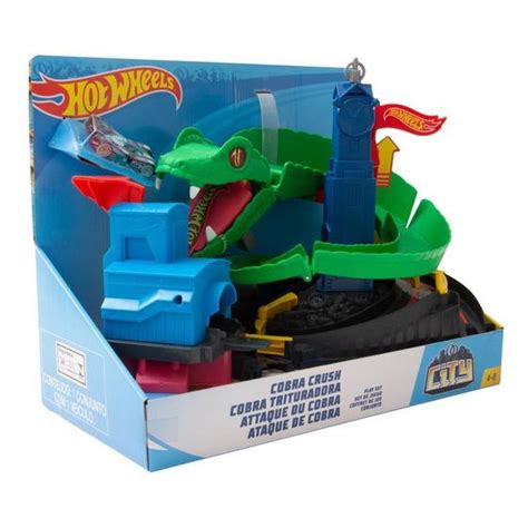 Pista Hot Wheels City Ataque De Cobras Mattel Pistas Magazine Luiza