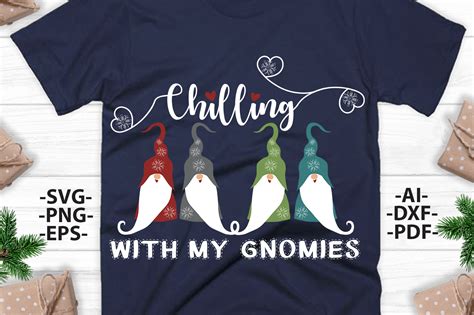 Chilling With My Gnomies Svg Gnome Svg Graphic By Uniqueminute