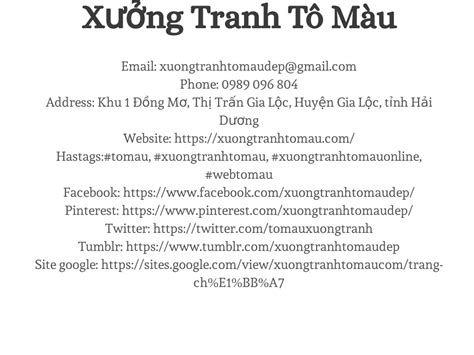 PPT Xưởng Tranh Tô Màu PowerPoint Presentation free download ID