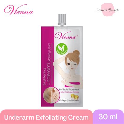 Jual Vienna Brightening Underarm Exfoliating Cream Sachet Ml